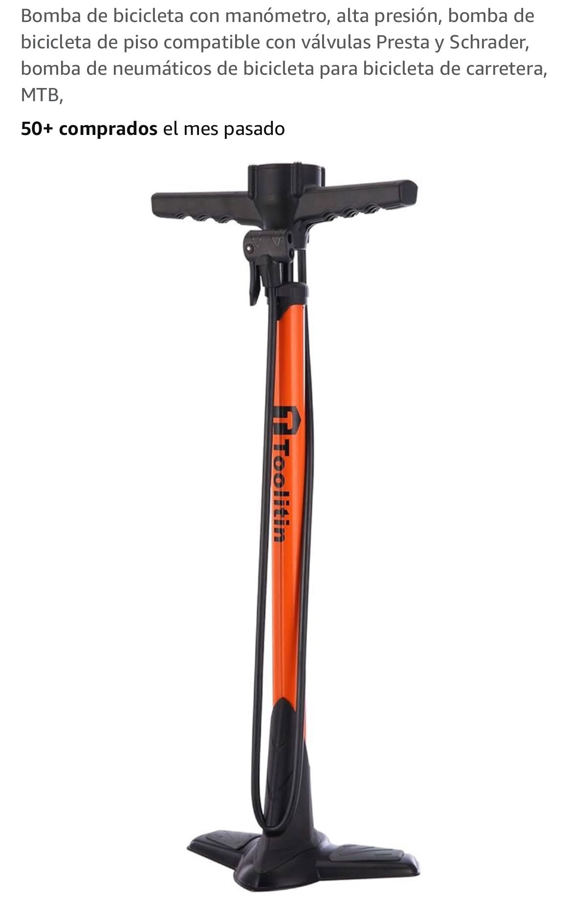TOOLITIN Bike Pump