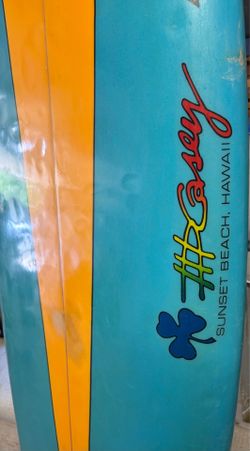Pat Casey sunset beach Hawaii surfboard