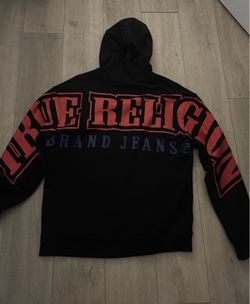 True religion hoodie zip up , size medium