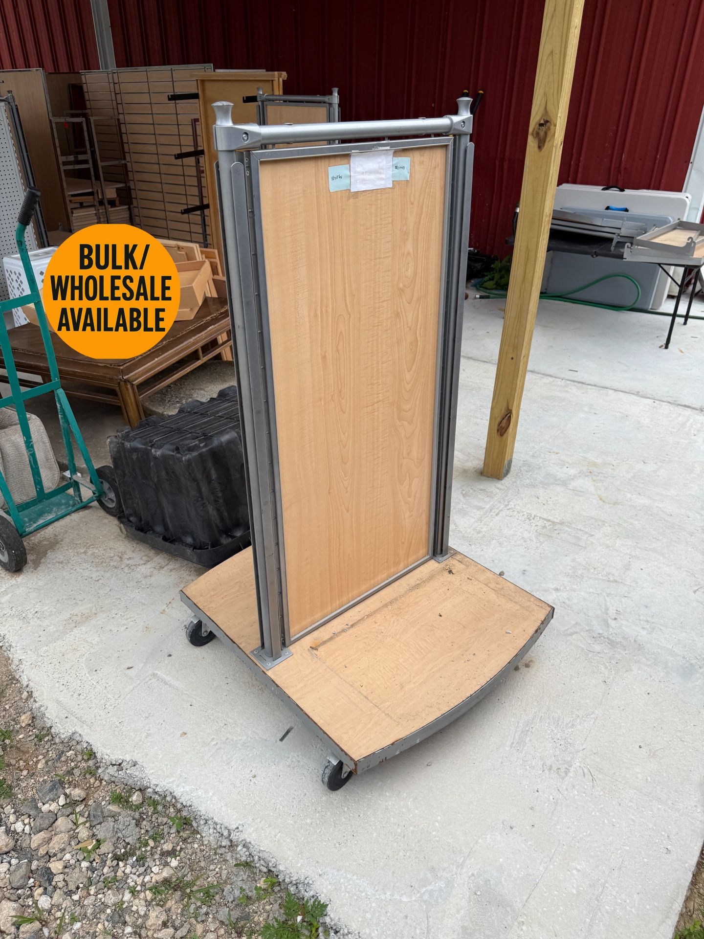 50% Off Retail – Rolling Store Display Rack – $100