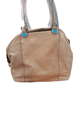 GABS Genuine Leather Shoulder Bag / Tote – Taupe – Excellent Used Condition