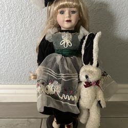 Beautiful Porcelain Doll - New
