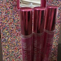 3 Bath & Body Works Perfect in Pink Perfume Sprays & 1 Free Mini Gift Bag