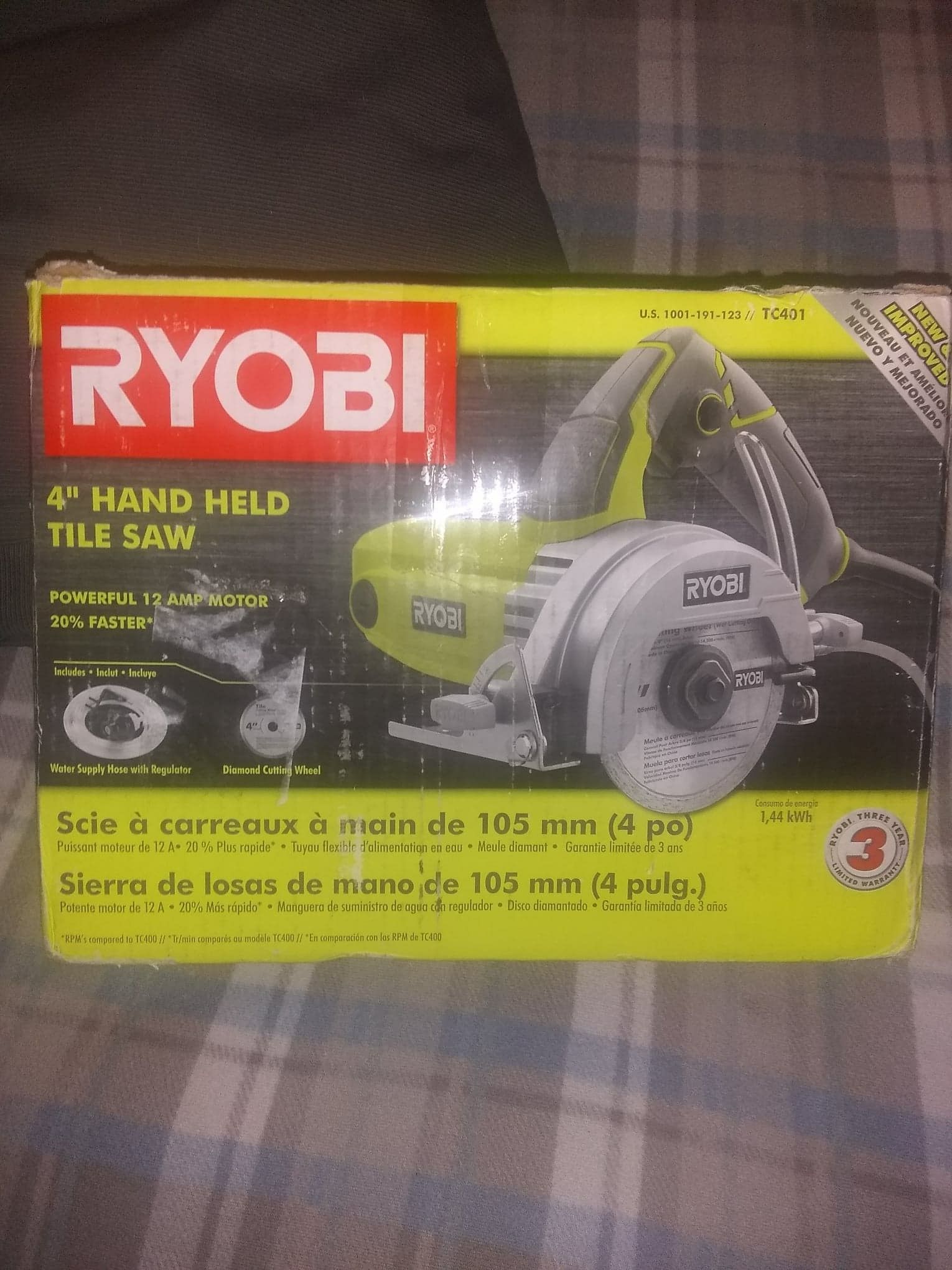 Ryobi hand tile cutting saw brand new in the box 75 bucks