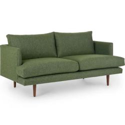 Article | Burrard Forest Green Loveseat + Ottoman 