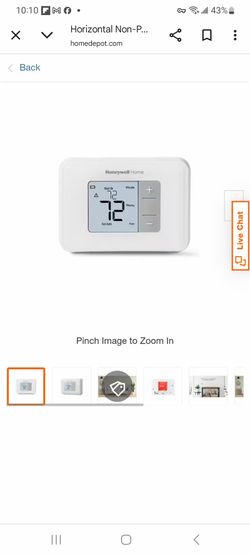 Programable thermostat new, $20
