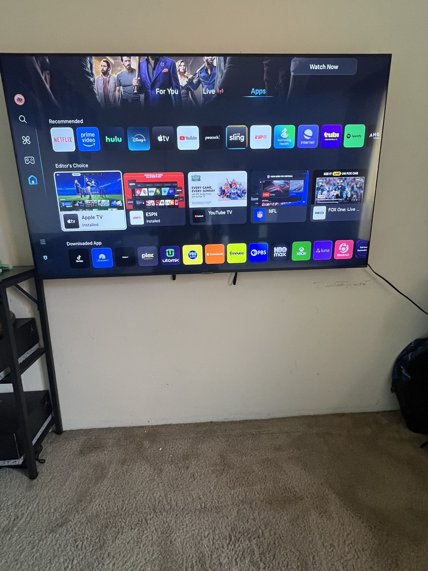 Samsung 55” Smart Tv