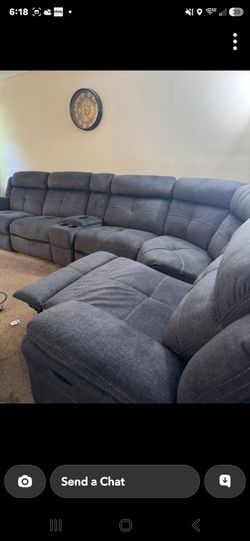 Bob's sectional gray
