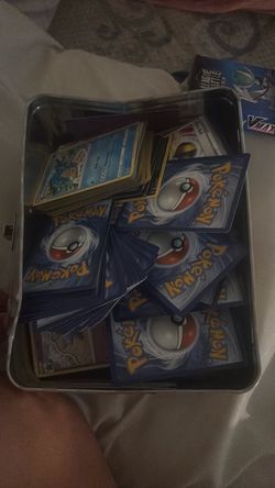 Pokémon Trading Cards Bulk Lot in Tin you can offer