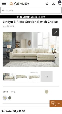 Ashely Furniture Sectional