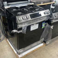 Samsung gas stove slide in