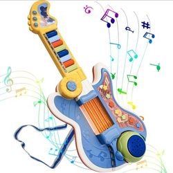 Toddlers Guitar, 4 in 1 Kids Guitar and Piano Guitars for Toddlers