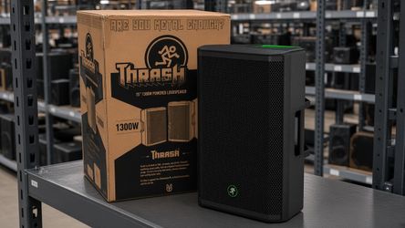 Mackie 12" Powered Loudspeaker 1300 Watts 2-Way PA System 1/4 XLR Inputs Thrash Series 212 DJ Karaoke