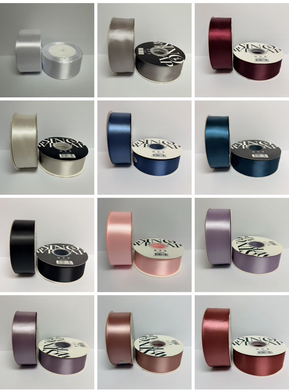 Satin Ribbon 1.5/40 yards rolls.$6 or 4x$20