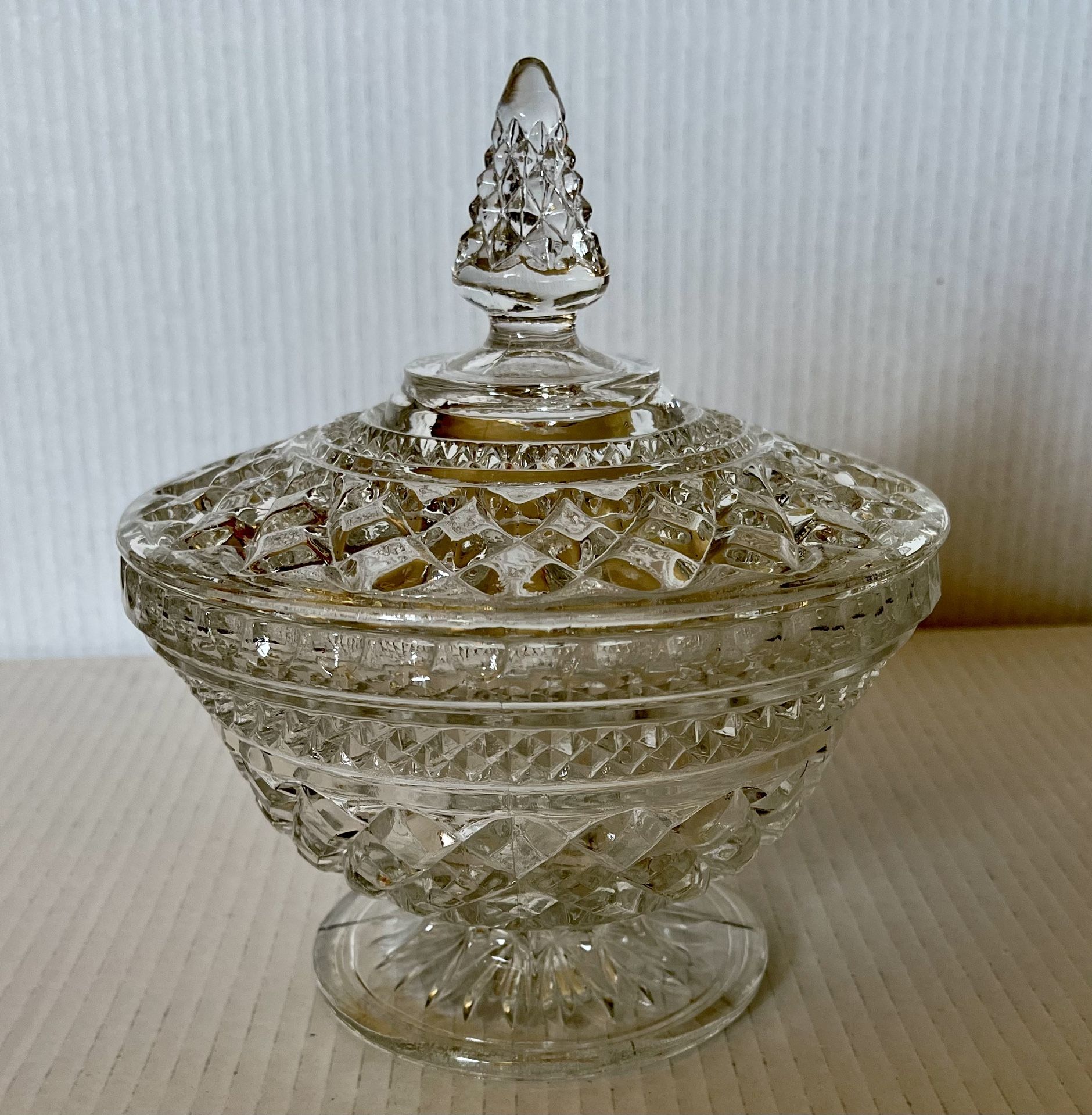Vintage Crystal Candy Dish