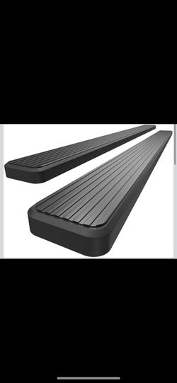 HD Ridez Stainless Steel Running Board Side Step Bars 6" Black Compatible with Jeep Liberty 2008-2013 (Nerf Bar Side Steps Side Bars)