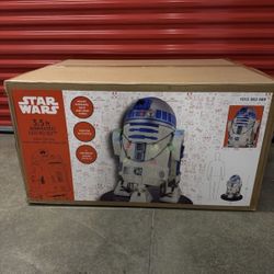 STAR WARS ANIMATED R2-D2 CHRISTMAS DECORATION HOME DEPOT 3.5 FT 