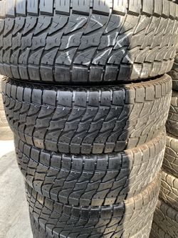 Used tires LT265-75-16 all terrain $320 all 4 tires