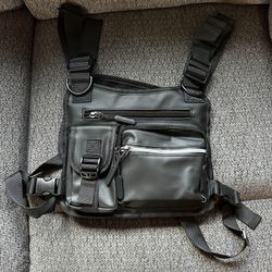 New Black Chest Bag
