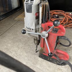 Electro Magnetic Drill With Grounded Construction 
