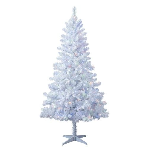 NEW Christmas LED 6.5FT White Changing Color Tree 