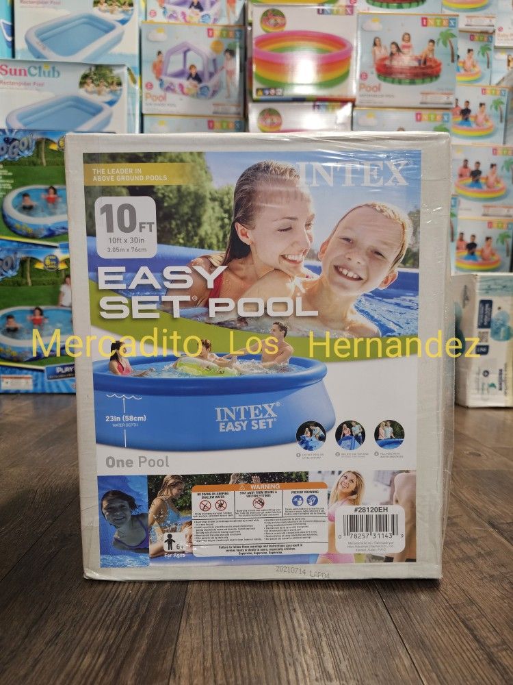 10ft x 30in Swimming Pool Intex Brand New Albercas Nuevas