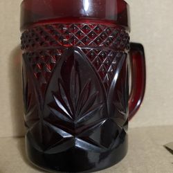 Vintage Ruby Red Crystal Set