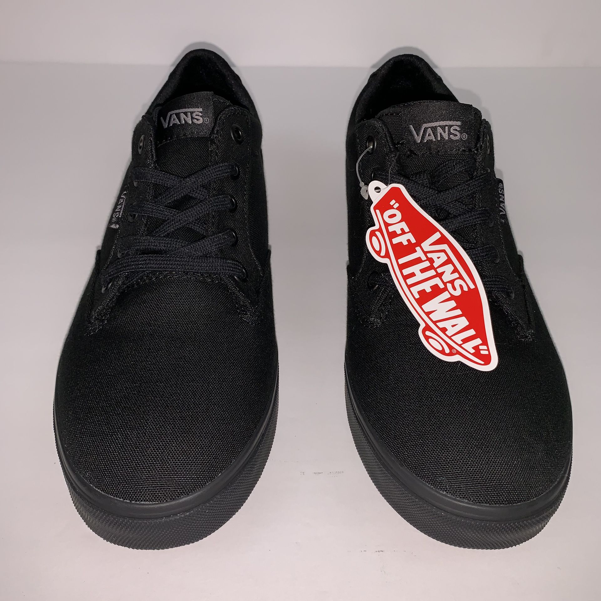 Vans women’s black sneakers size 8