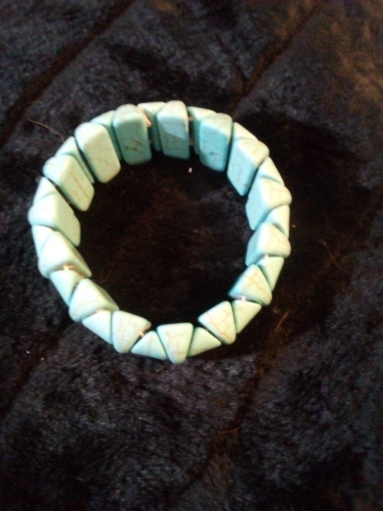 Vintage Turquoise Bakelite Bracelet