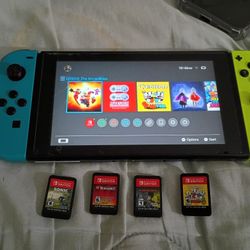Nintendo Switch 4 Games 