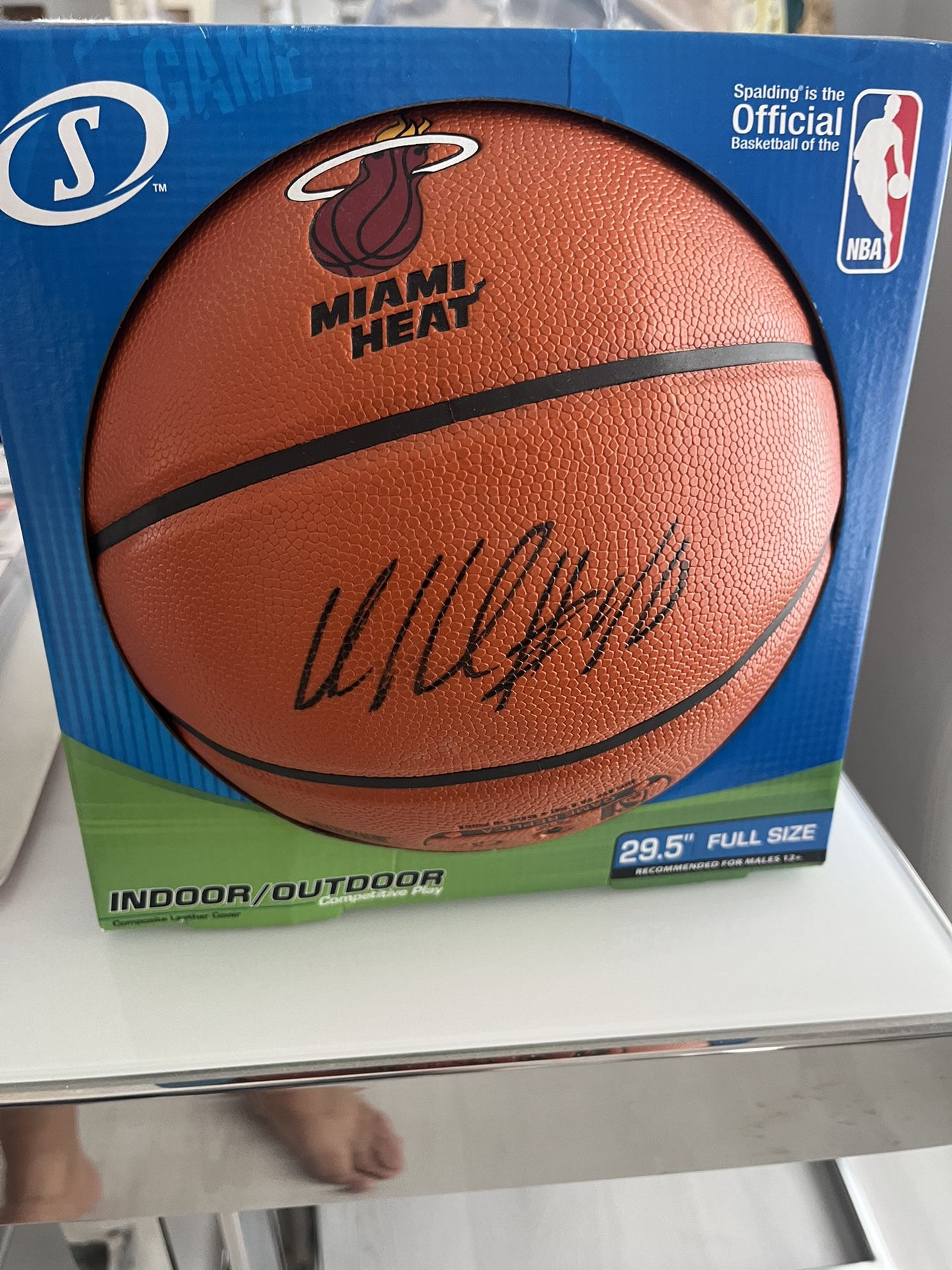 Udonis Haslem Authentic Autographed Basketball