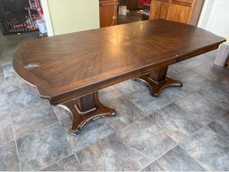 Large Wood Dining Table + 6 Chairs - Priced to Move