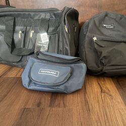 Brand New Duffel Bag/Used Backpack And Waist Bag All For $25 