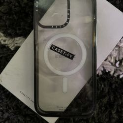 Casetify Clear Black Case iPhone 15 Pro Max