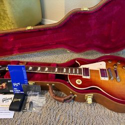 Gibson 2016 Les Paul AAA Flame Top Heritage Cherry Sunburst “MINT”