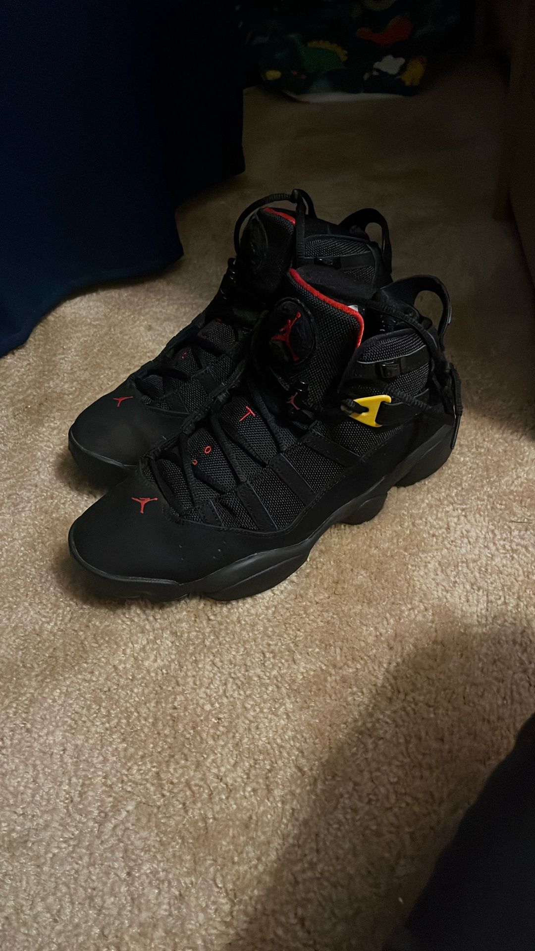 Red Sulfur 6 Rings Jordan 6 Size 10