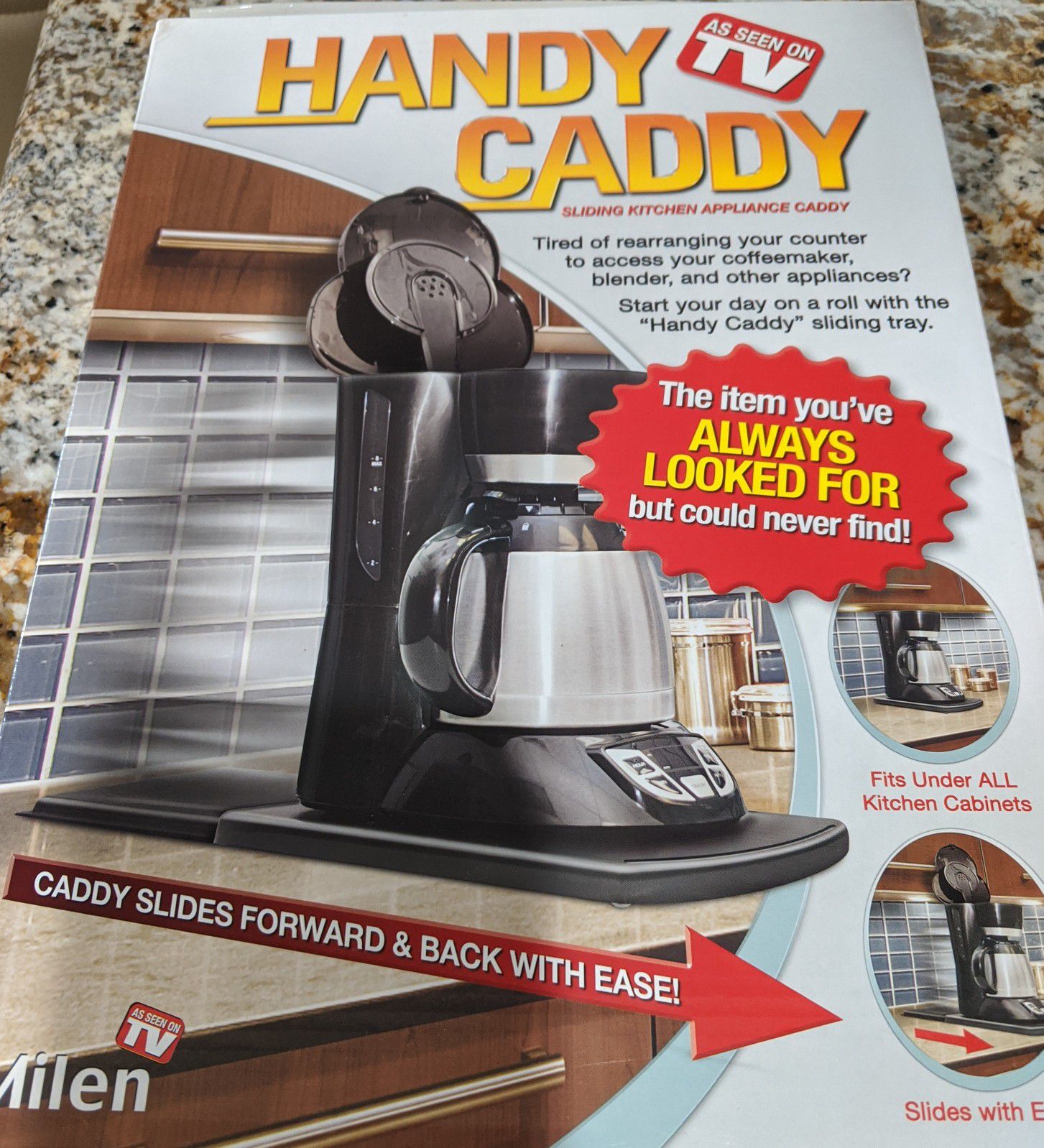 Handy Caddy Sliding kitchen Appliance