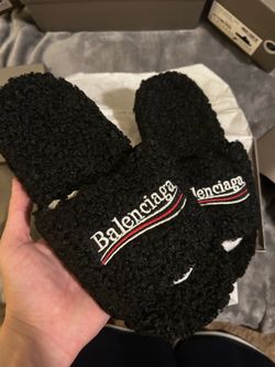 Fuzzy Balenci Slides