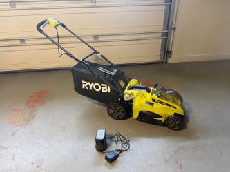Ryobi 18V push lawnmower