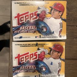 2018 Topps Updated Series Booster Boxes (RC Shohei Ohtani)