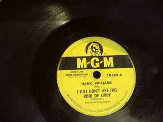 Hank Williams 78 rpm