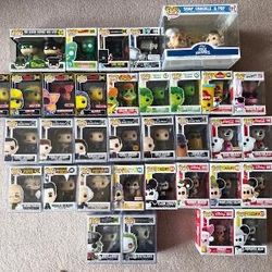 FUNKO POPS (1(contact info removed)) ALL MINT CONDITION - NEVER DISPLAYED – COCA COLA – DISNEY CHRISTMAS – ADDAMS FAMILY -  MANY MORE - $5.00