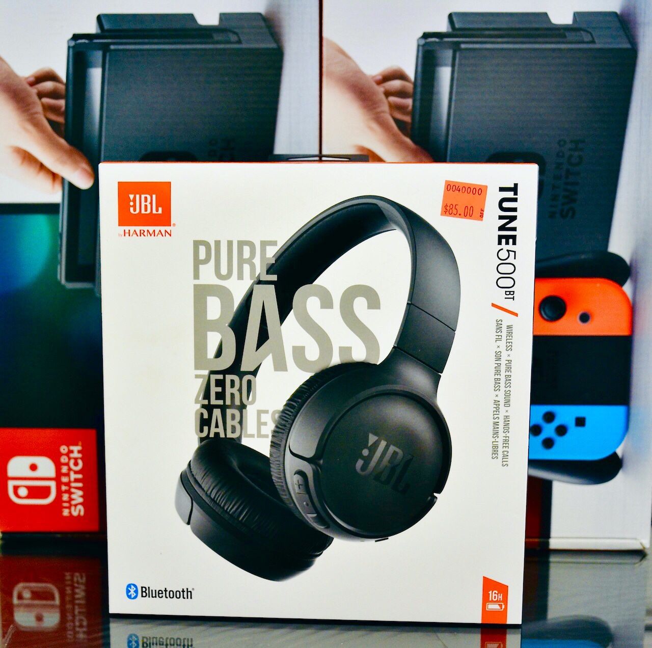 JBL Tune 500 Wireless On-Ear Headphones