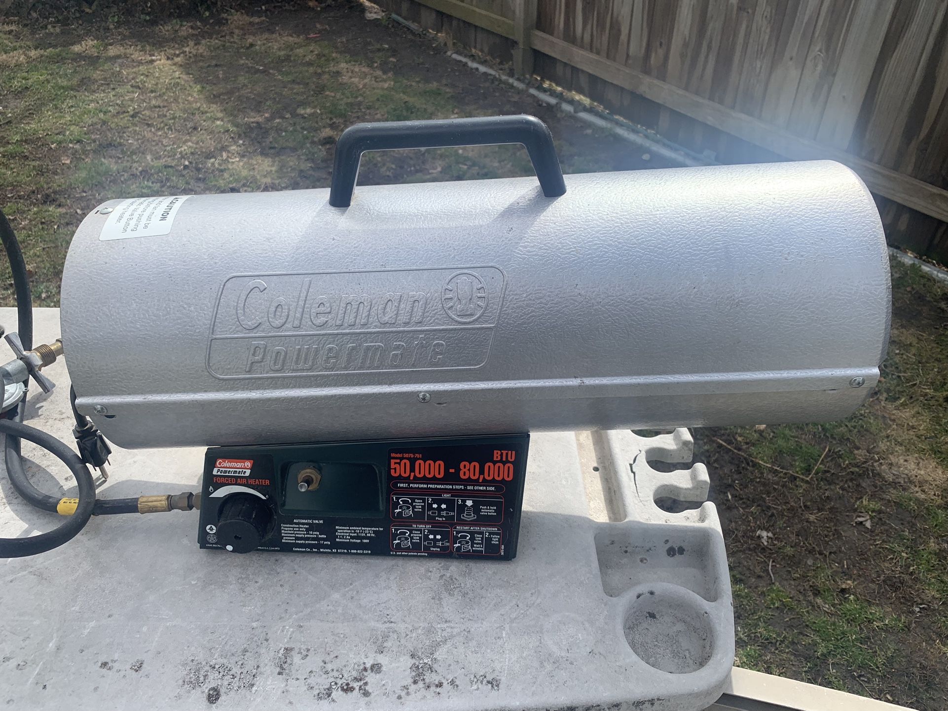 Coleman PowerMate Propane Heater