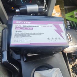 Lifep04 Rechargeable BATTERY Model 24/7AH