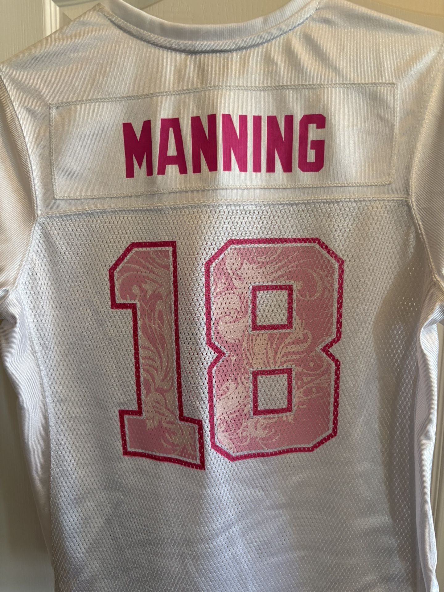 Ladies Peyton Manning Pink Ribbon