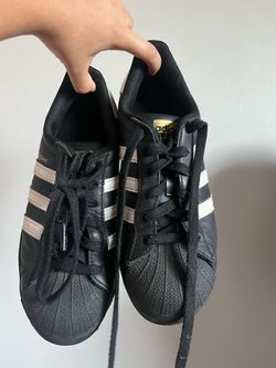 Adidas Superstar Black Low-Top Sneakers