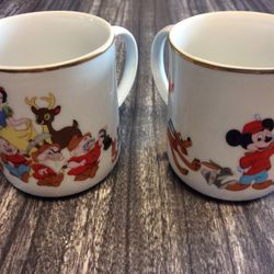 Disney Ceramic Cups, Great Collectables. 