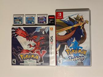 LOT OF 6 POKÉMON GAMES NINTENDO SWITCH 3DS ERA POKÉMON