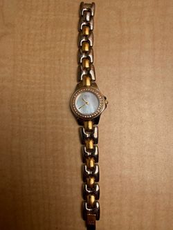 ESQ Swiss Two-Tone Women’s Watch – Pearl-Style Dial